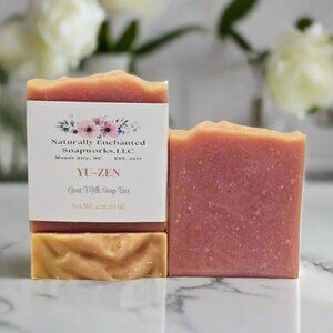 Goat Milk Soap Bar Yu-Zen Scented hand soap